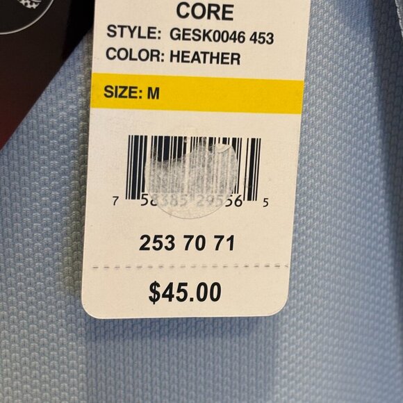 Grand Slam Men's Performance Golf Shirt - Size Medium - Color Heather Blue - Picture 4 of 6